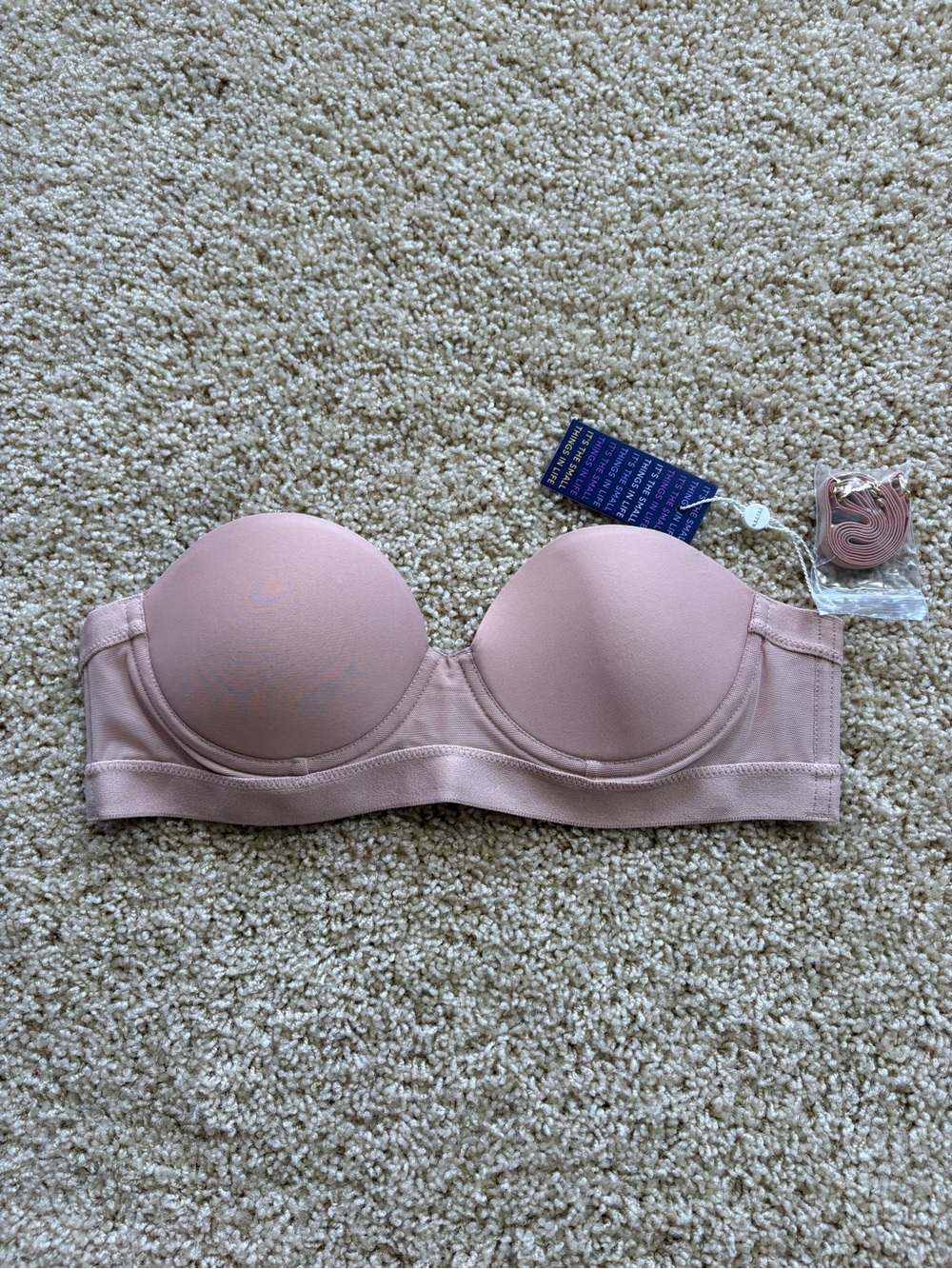 NWT Pepper MVP Multiway Strapless Bra Sienna Nude Tan 34A Convertible